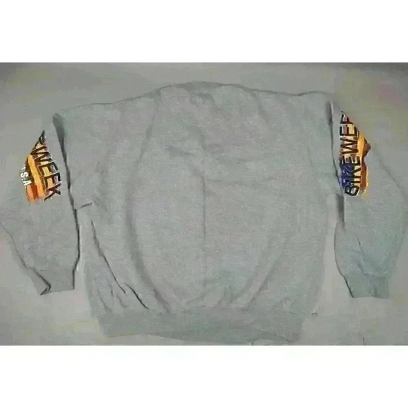 BIKE WEEK DAYTONA BEACH 2015 MENS Gray GRAPHIC Sweatshirt Biker Starter XL - Picture 8 of 10
